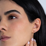 Baguette Diamond Piercing