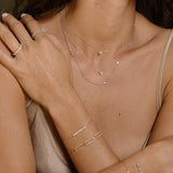 Paperclip Diamond Bracelet