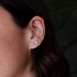 Tres Diamond Earrings