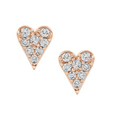Heart Diamond Earrings