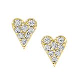 Heart Diamond Earrings