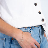 Paperclip Diamond Bracelet