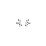 Baguette Diamond Studs