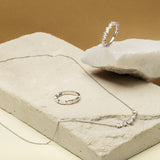 Collar de diamantes Baguette