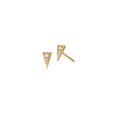 Pyramid Diamond Studs