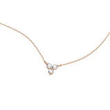 Colgante de diamantes Trebol