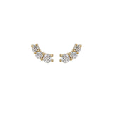 Tres Diamond Earrings