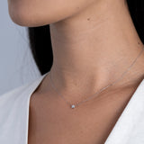 Demure Diamond Necklace