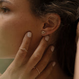 Evil Eye Diamond Earrings