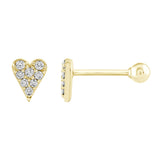 Heart Diamond Piercing