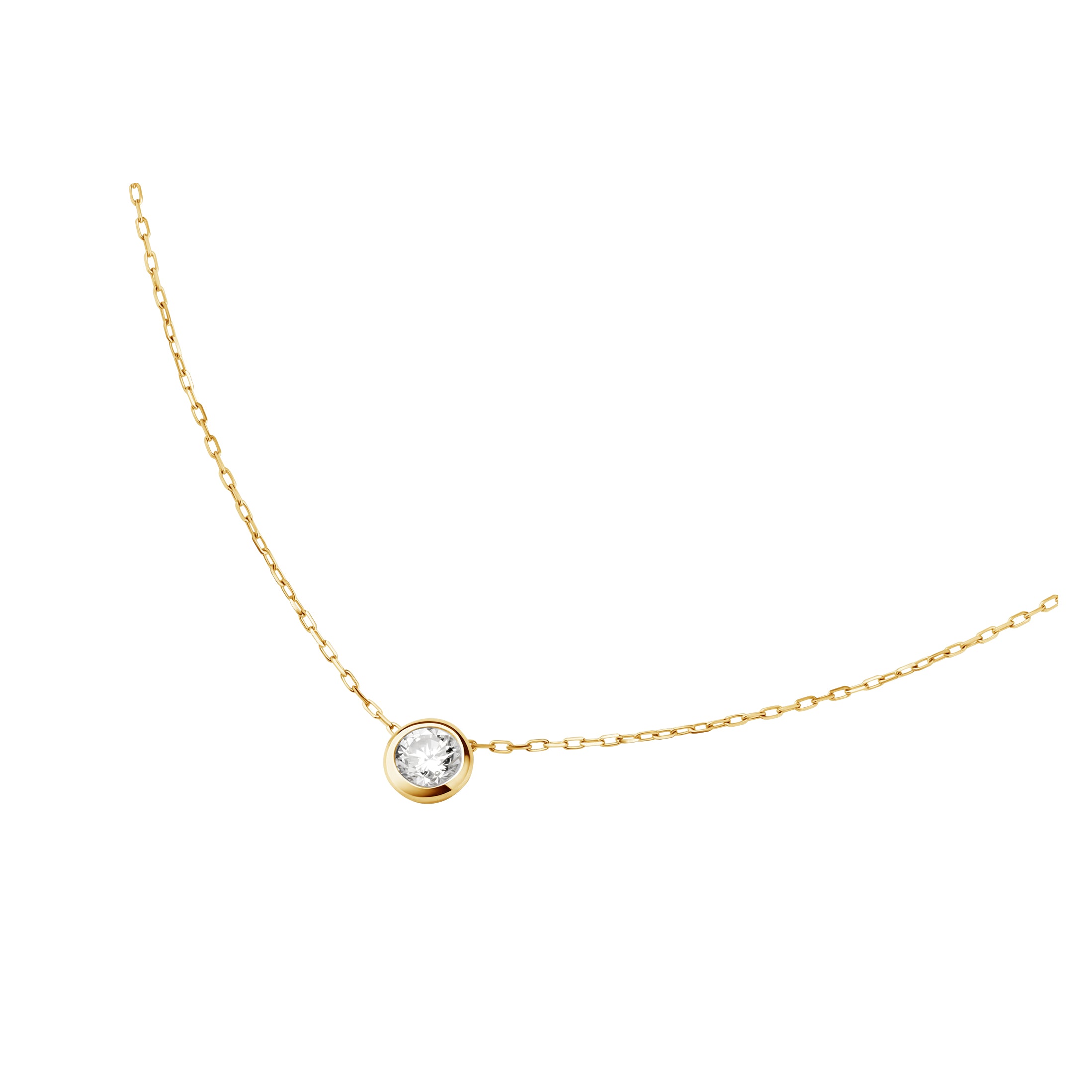 Demure Diamond Necklace