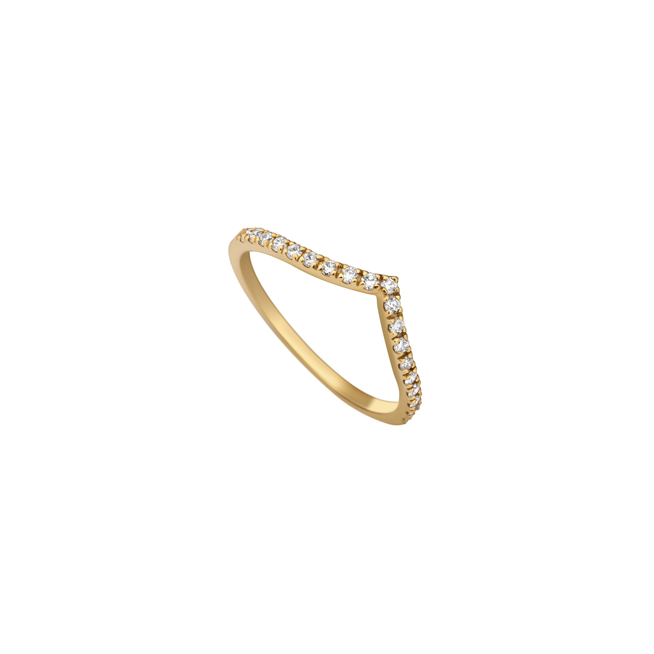 Raffia Diamond Ring