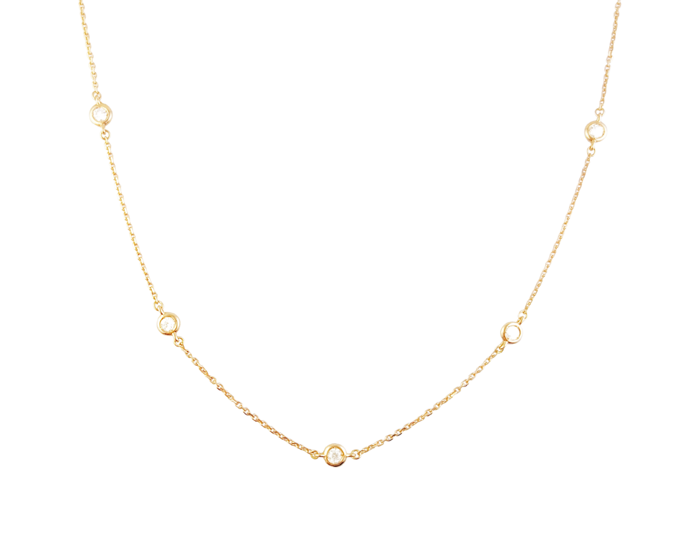 Impiraressa Diamond Necklace (Yellow Gold) - Small