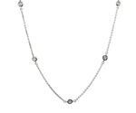 Impiraressa Diamond Necklace (White Gold) - Medium