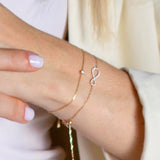 Eternity Asymetrical  Diamond Bracelet