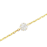 Aurora Diamond Bracelet (Yellow Gold)