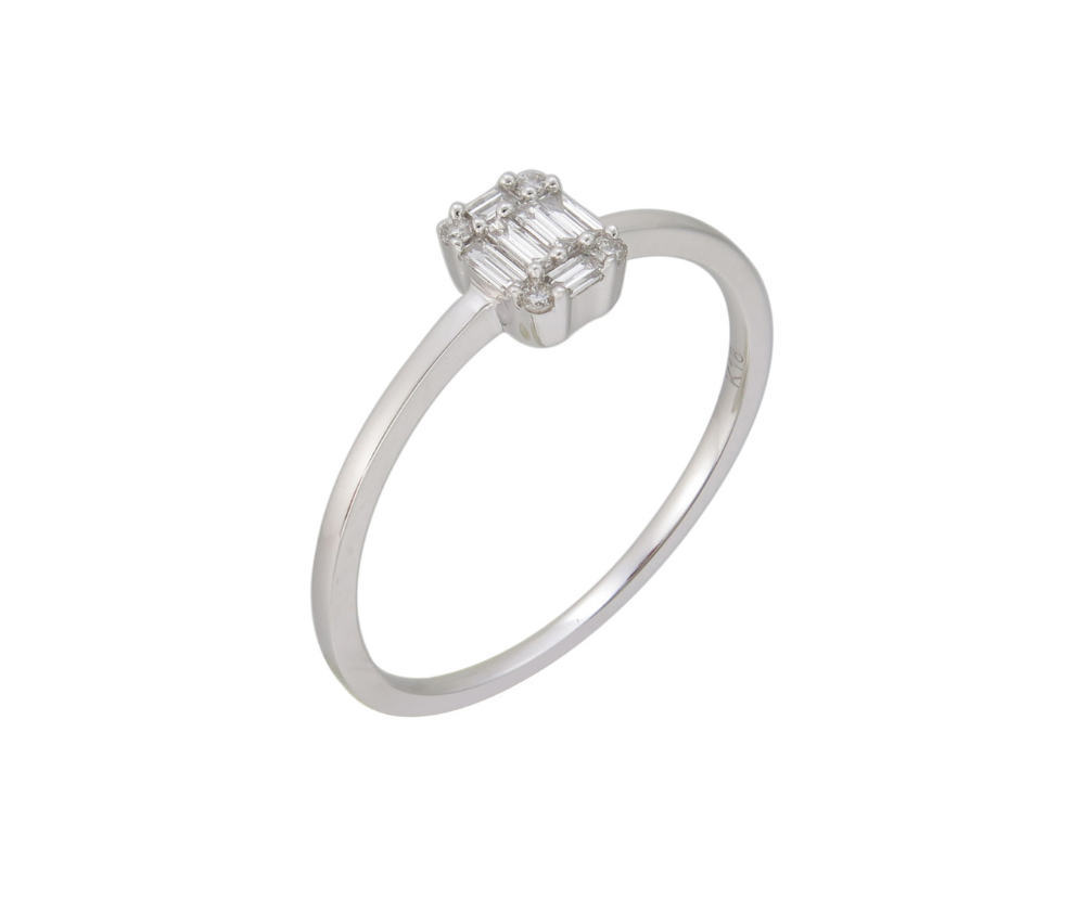 Sutil Diamond Ring (White Gold)
