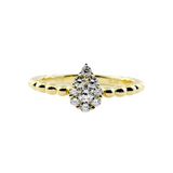 Goccia Diamond Ring (Yellow Gold)