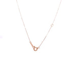 Lucky Diamond Necklace (Rose Gold)