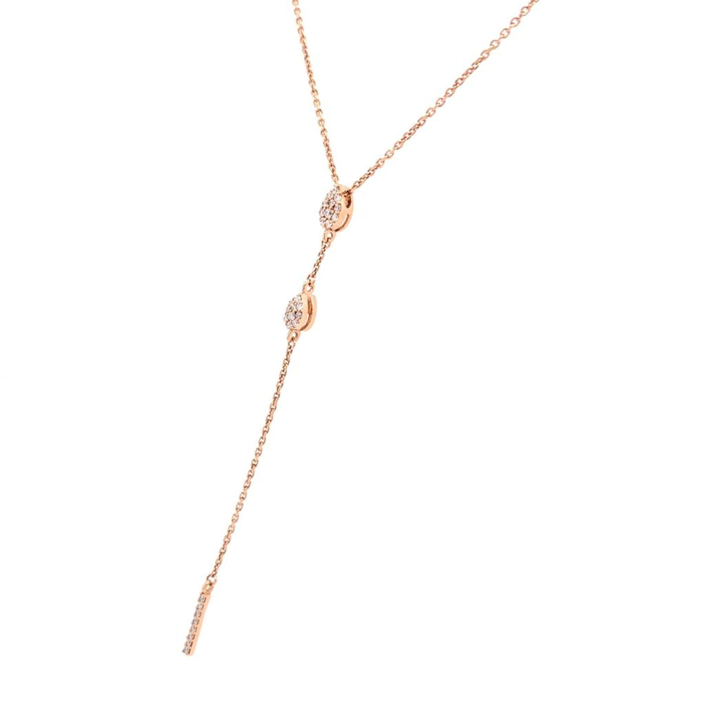 Graduated Diamond Necklace (Rose Gold)